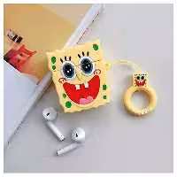 کاور ایرپاد اپل 1 یا 2 (  Airpods 1 , 2  ) مدل باب اسفنجی