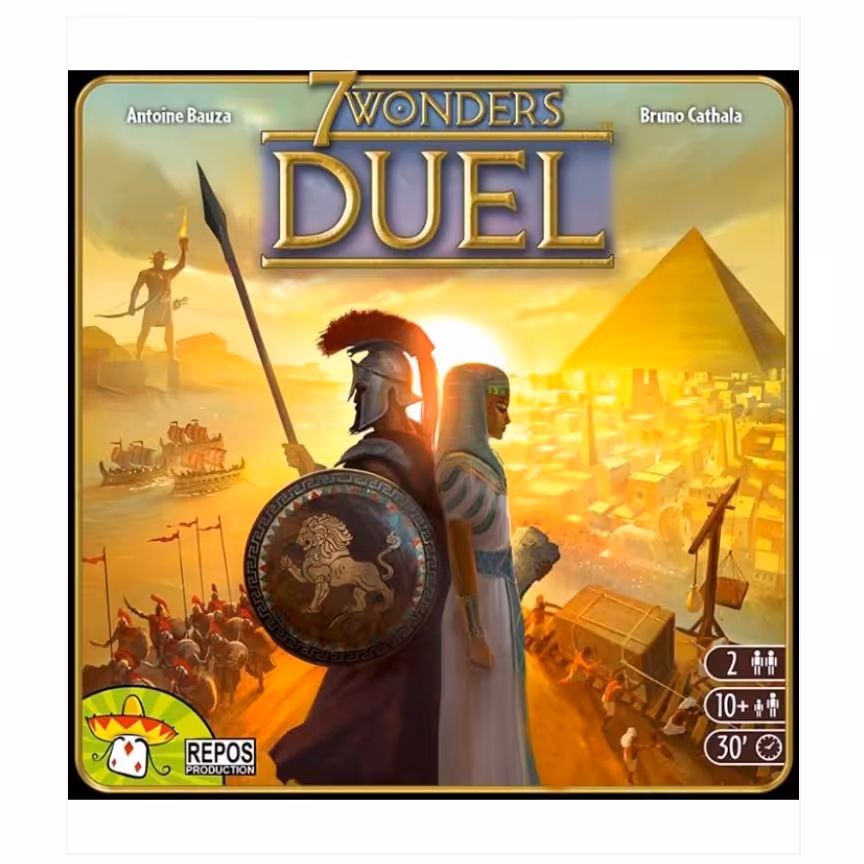 بازی فکری و رومیزی عجایب هفت گانه دوئل (7 Wonders Duel)