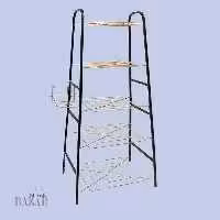 پایه قابلمه فلزی طرح مربع پنج طبقه یونیک کد 2971