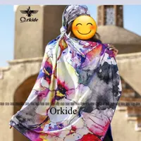 روسری نخی پاییزه ارکیده