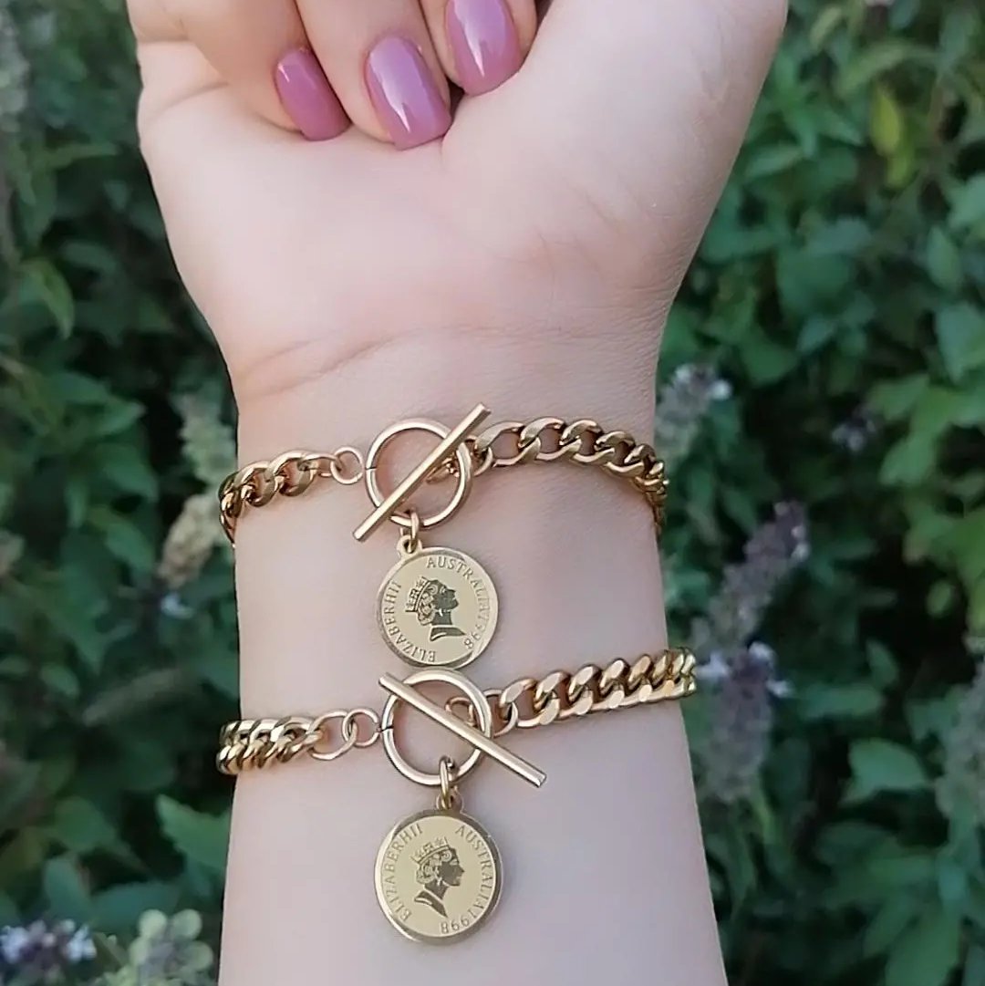 دستبندکارتیر با سکه الیزابت