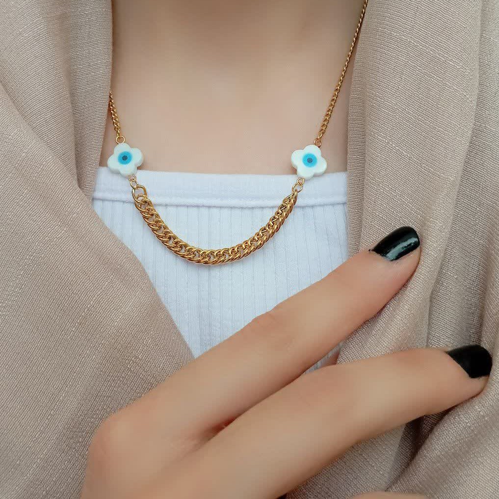 گردنبند استیل چشم زخم