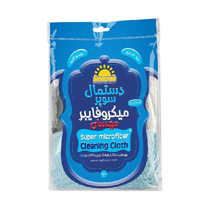 دستمال سوپر میکروفایبر 2عددی مهسان