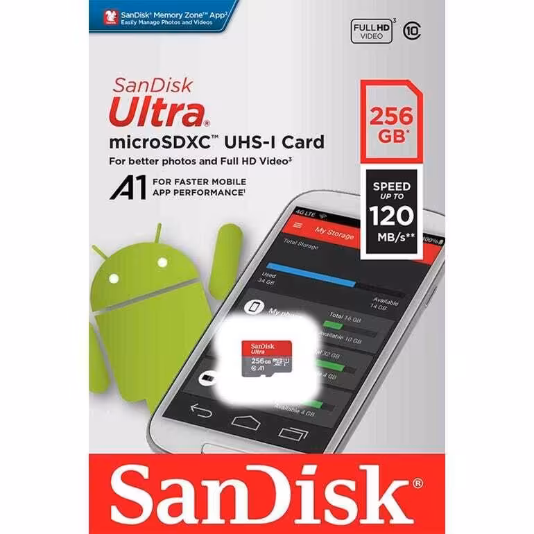 کارت مموری SanDisk Ultra A1 - 256GB