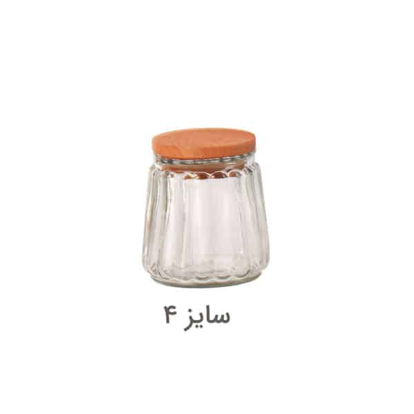 بانکه رومی درب چوبی میس گلس سایز 4