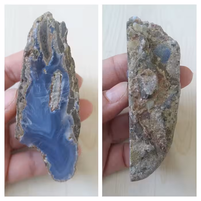 عقیق اصل سنگ عقیق  معدنی با رنگ طبیعی و خواص فراوان مناسب دکور منزل و ویترین مغازه و ساخت نگین 9 سانته