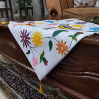 رومیزی نقاشی روی پارچه، مربع 36در36