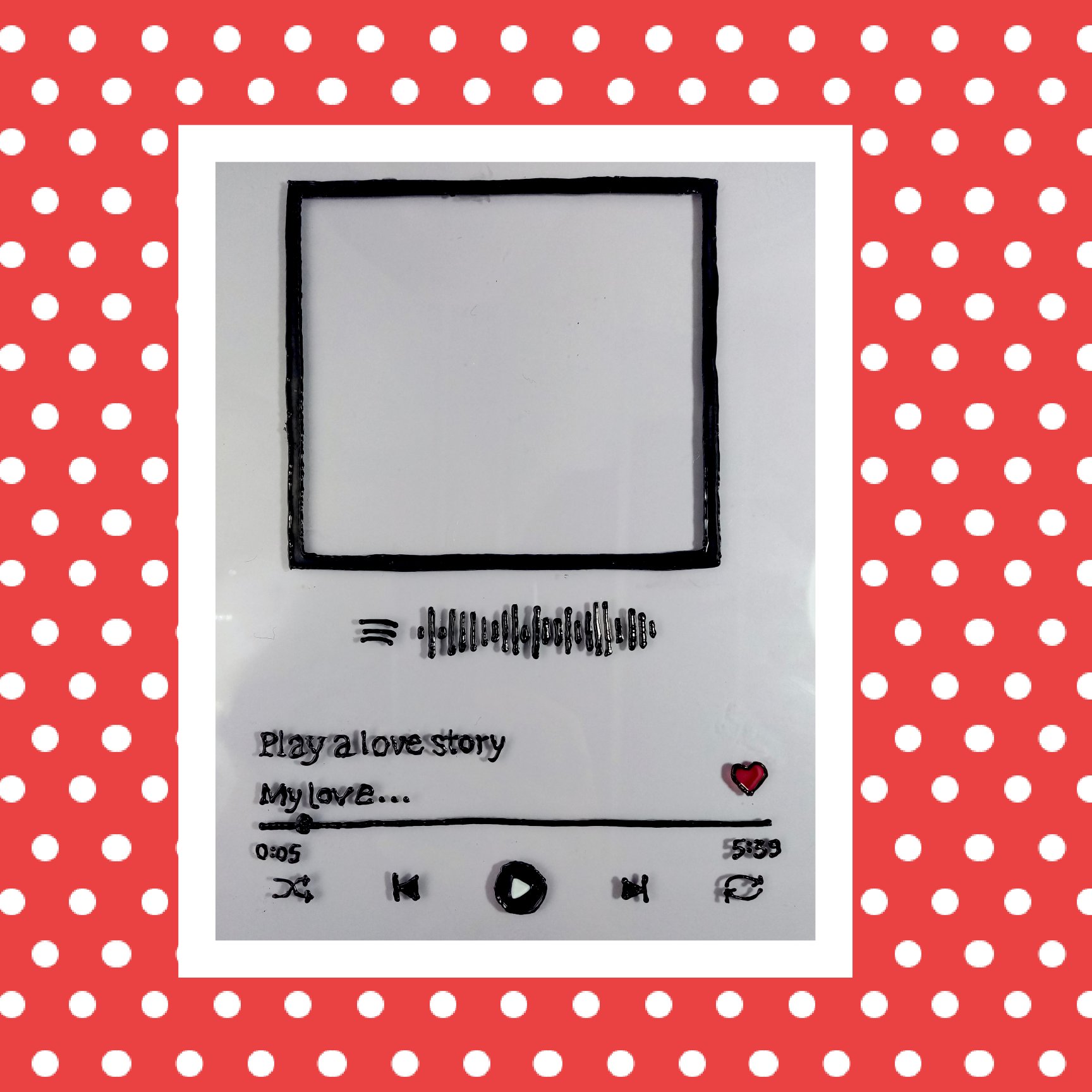 تابلوی ویترای طرح مدیا پلیر عکس