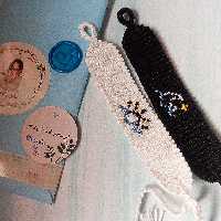 دستبند دوستی ست بافت طرح ماه و خورشید و دریا  مناسب برای ست کردن زوج ها و  دوستان