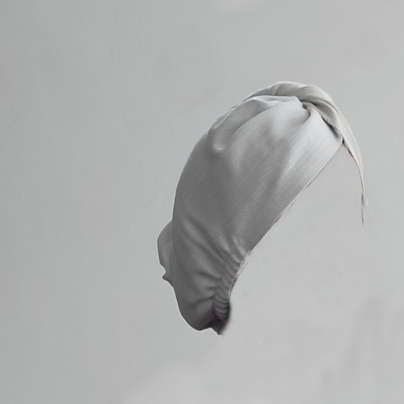 کلاه حمامی  دستبافت دو رنگ    مناسب برای موهای کوتاه و بلند                          