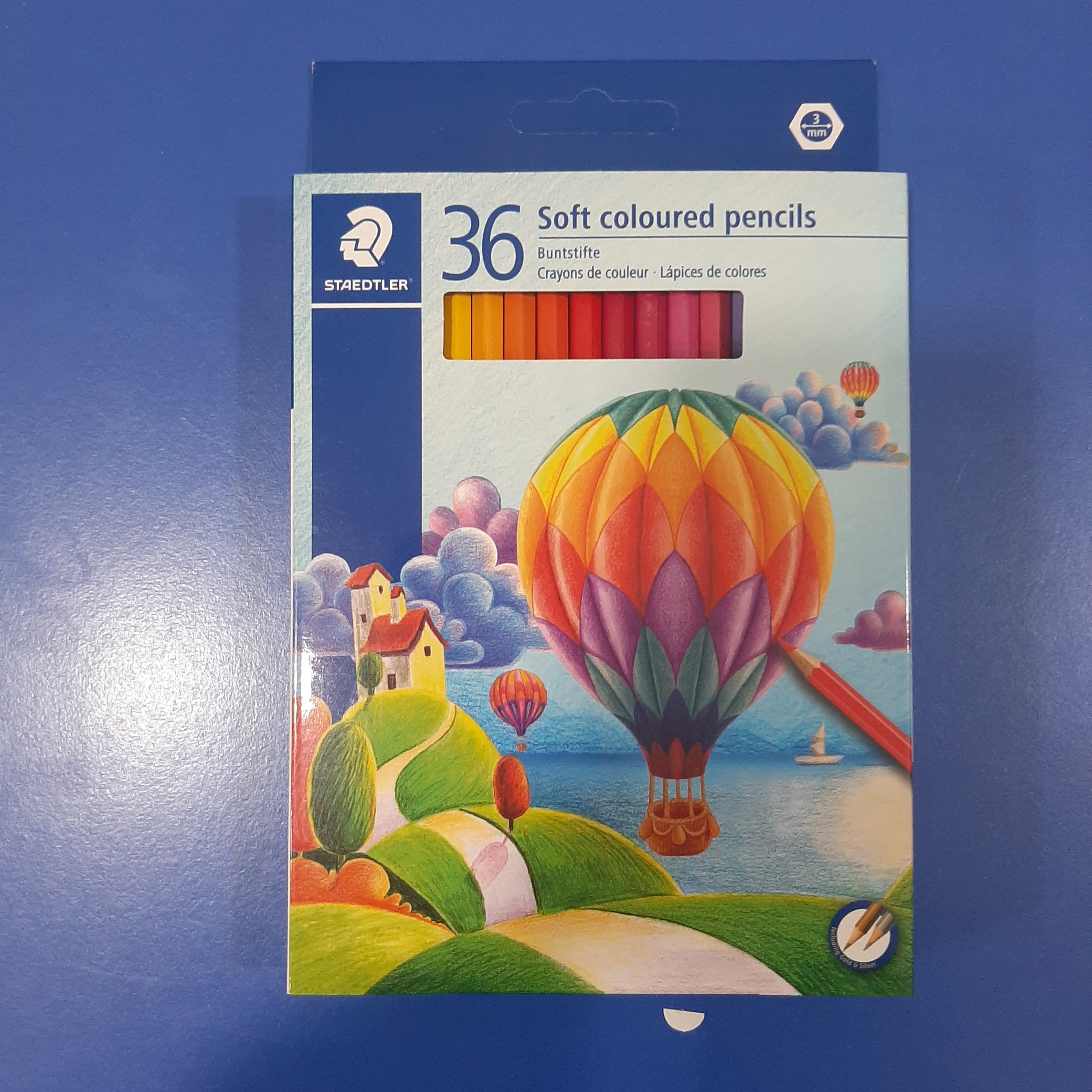 مداد رنگی 36 رنگ استادلر staedtler