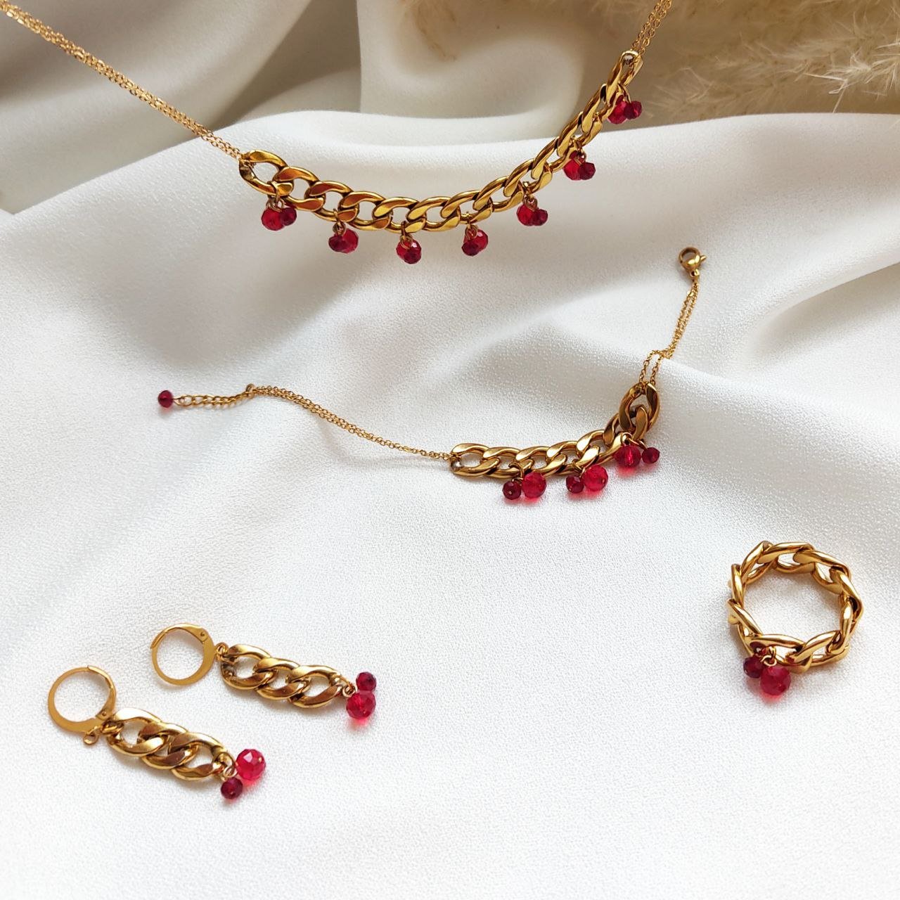 ست کامل کارتیر استیل رنگ ثابت