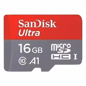 کارت حافظه microSDHC سن دیسک مدل Ultra کلاس 10 استاندارد UHS-I U1 سرعت 98MBps ظرفیت 16 گیگابایت   گارانتی مادام العمر