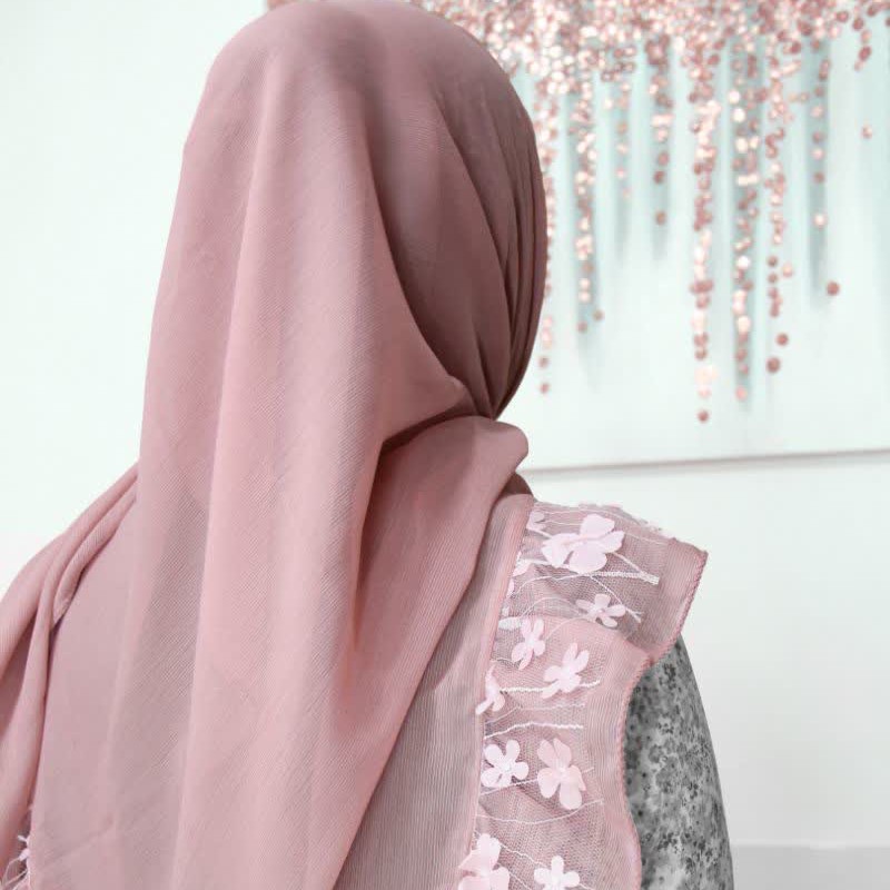 روسری دور چین شکوفه