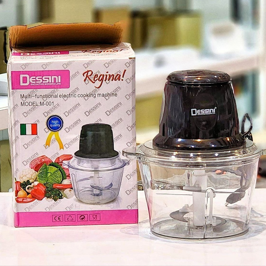 خردکن کاسه ای نشکن دیسینی اصل موتور سنگین پر قدرت