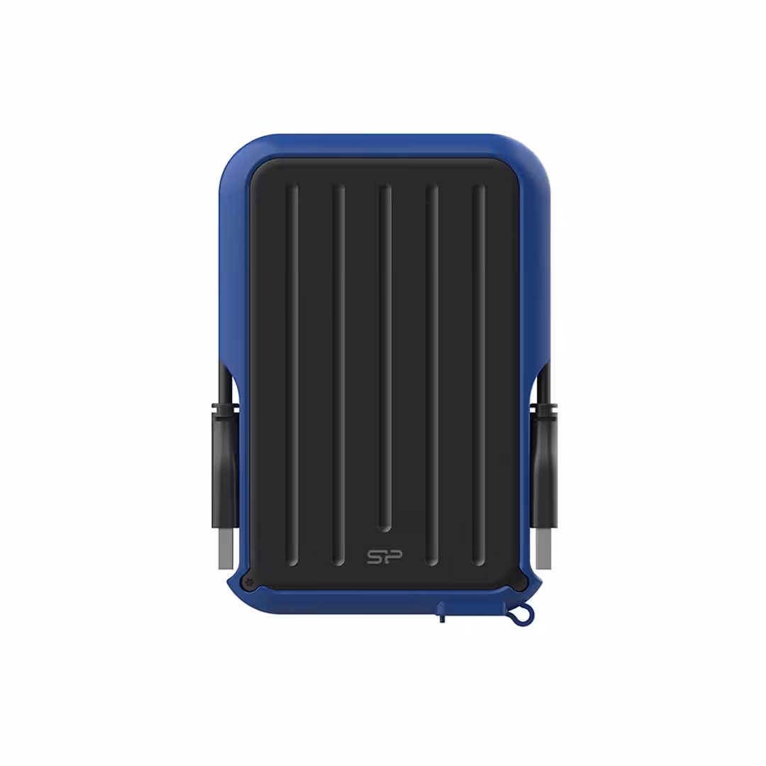 هارد اکسترنال Silicon Power USB3.2 مدل Armor A66 با ظرفیت 2TB - مشکی آبی