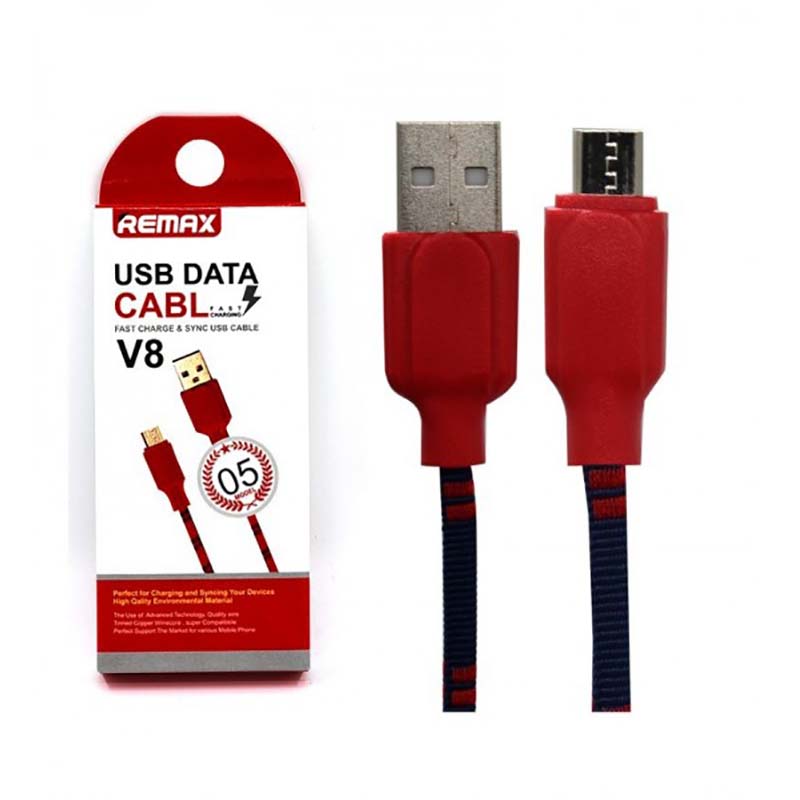 کابل شارژ MicroUSB ریمکس 05-Remax V8