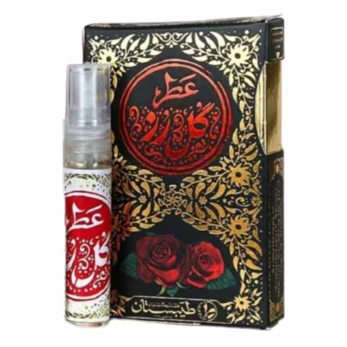 عطر جیبی گل رز طیبستان 5 گرم نیکوحال