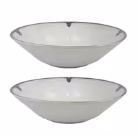 کاسه سالاد خوری چینی پارس مدل 603 گرد کد 23 بسته 2 عددی