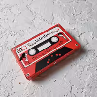 عمده شکلات ولنتاین طرح نوار کاست  12 عددی