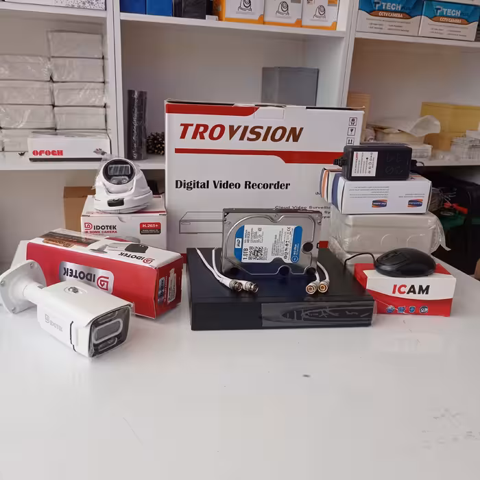 دوربین مداربسته فلزی پک دوتایی پنج سال زمانت