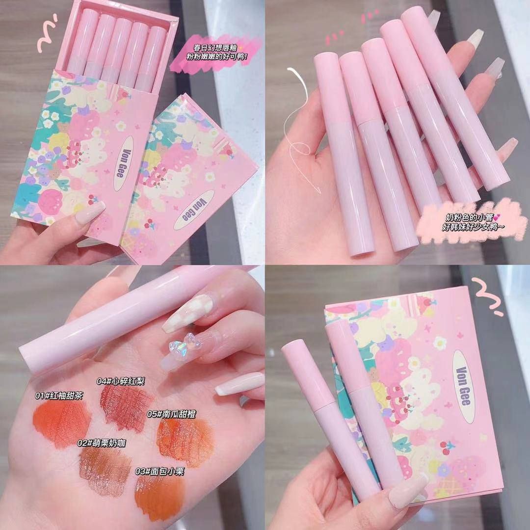 پک رژ مایع فانتزی پک 5 عددی