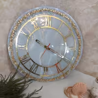 ساعت دیواری طرح مرمر