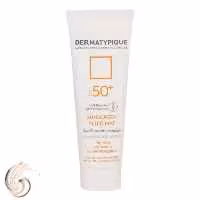 فلوئید ضد آفتاب بی‌رنگ درماتیپیک  SPF50 مدل SFM، مناسب پوست‌های چرب، حجم 50 میلی‌لیتر