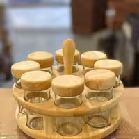 جا ادویه گردان چوبی