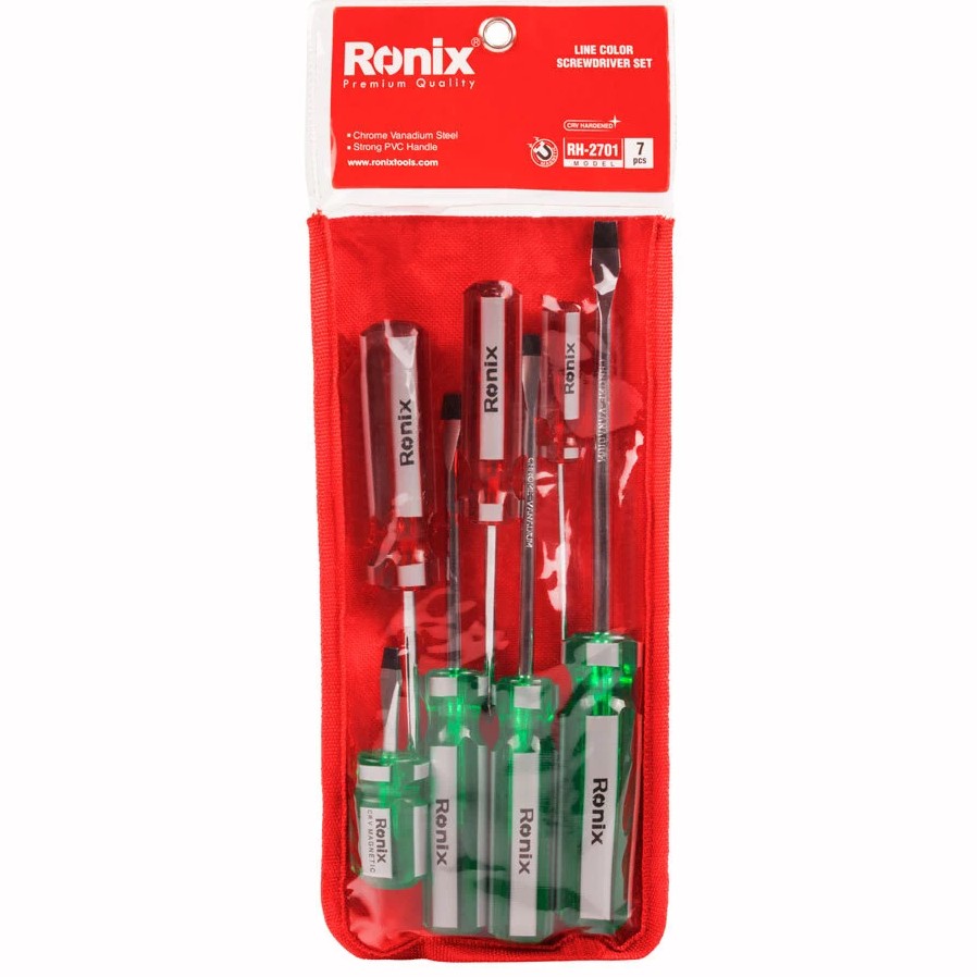 ست 7 عددی پیچ گوشتی رونیکس مدل RH-2701