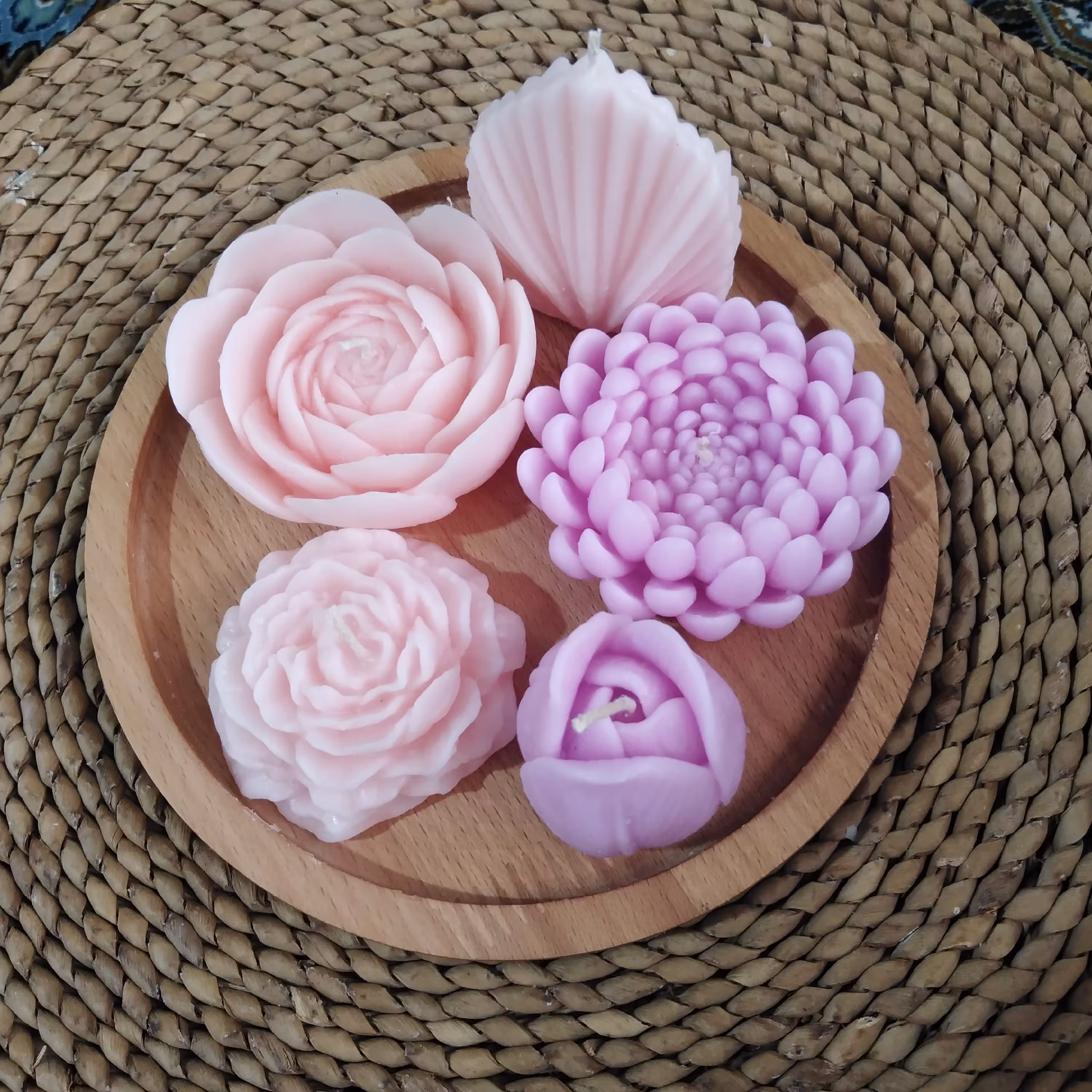 ست شمع رومیزی شمع کادو ست رومیزی