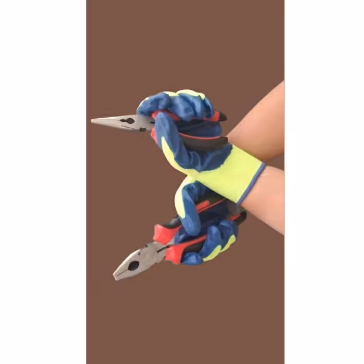 پک  انبردست هنسون سایز8
  دم باریک هنسون سایز6
  دستکش ضدبرش مرجان سایز10