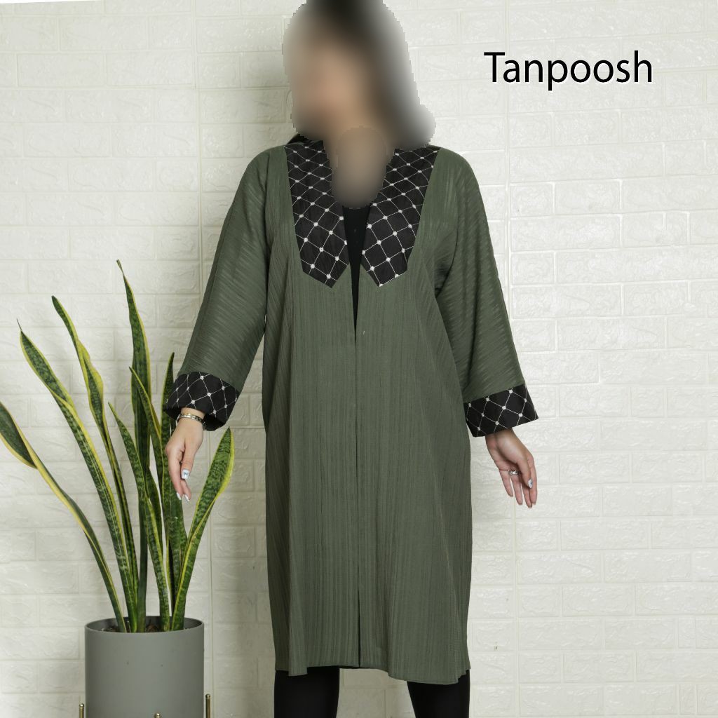  مانتو سایز بزرگ خرج کار آیینه ایی