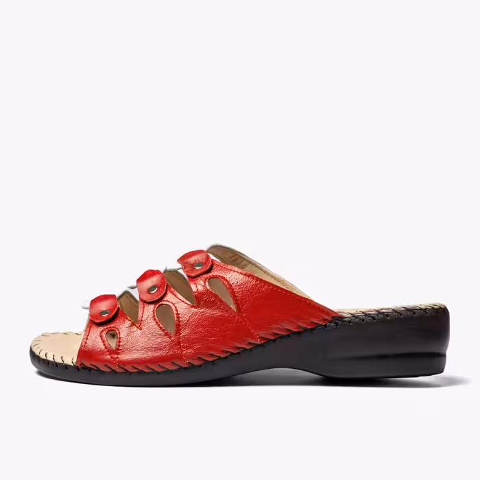 مدل خارپاشنه 3 قرمز-سفید