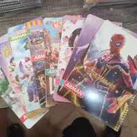 دفتر مشق 40 برگ فنری حاشیه دار آرمان 611