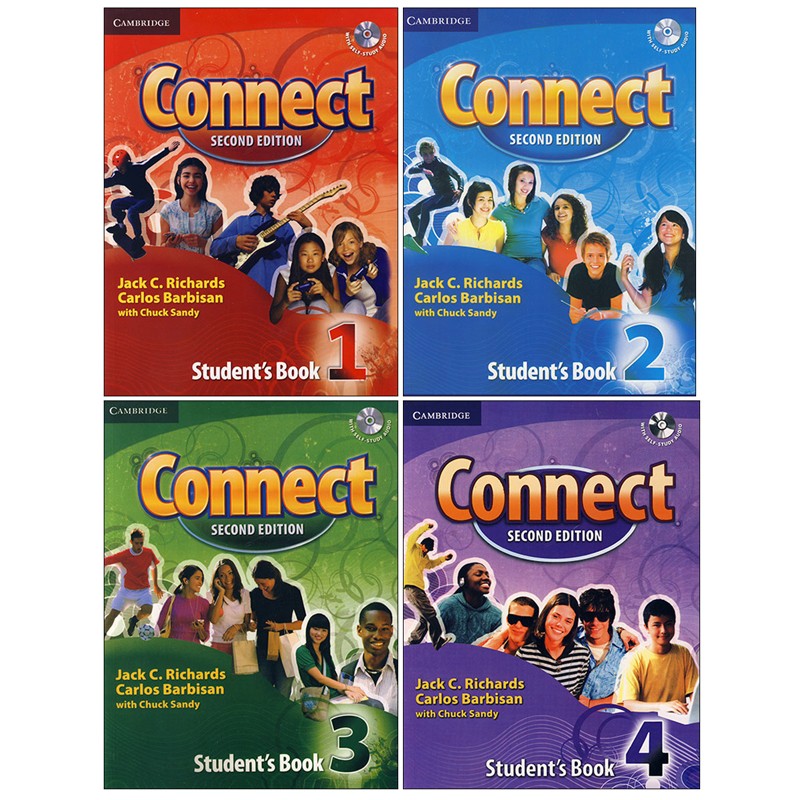کتاب connect ویرایش دوم اثر Jack C Richards انتشارات کمبریج 4جلدی رحلی
