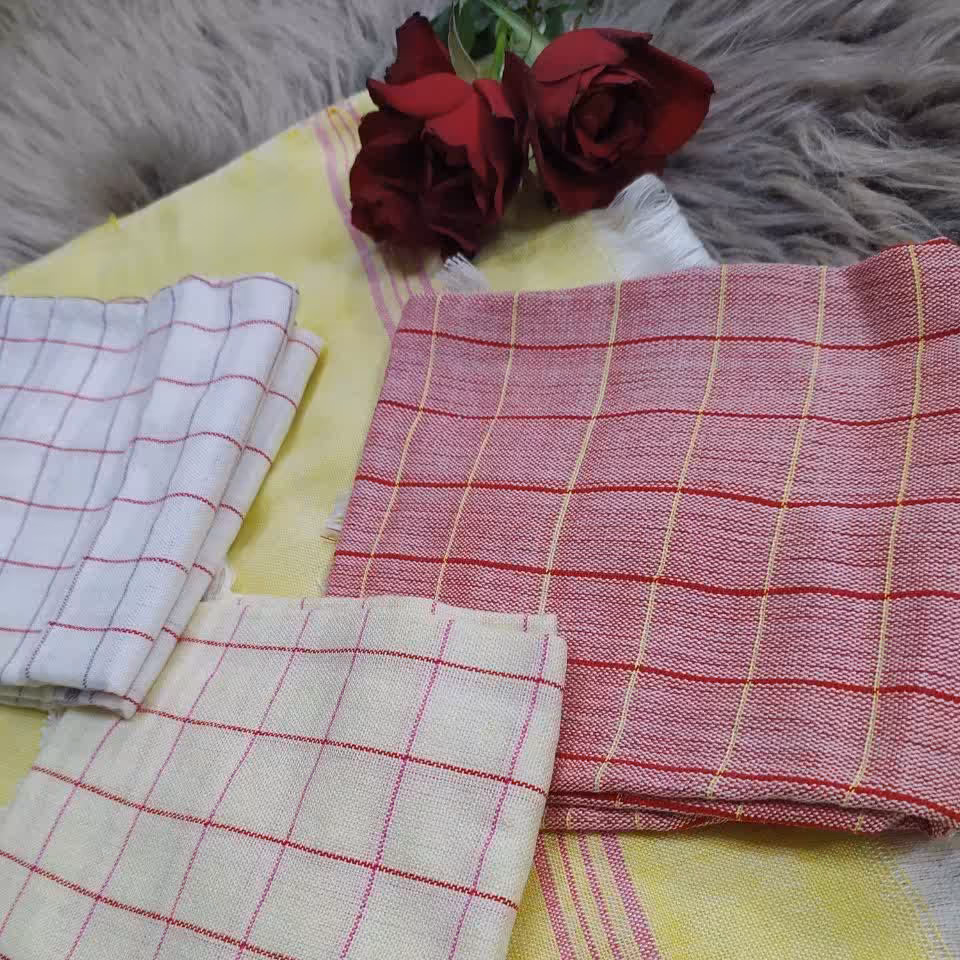 دستمال پنبه ای دستبافت همه کاره