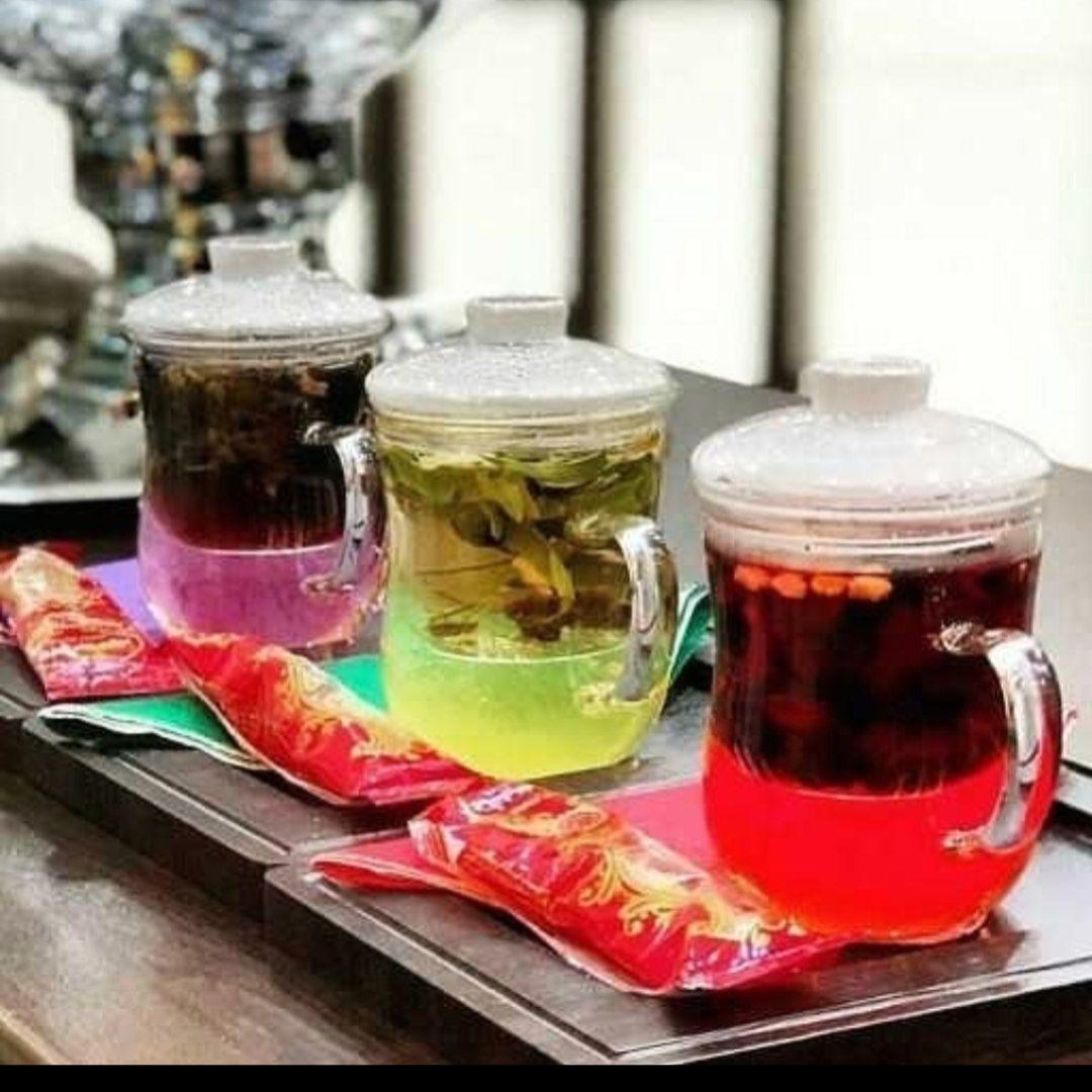 لیوان دمنوش تمام پیرکس بلند همراه صافی پیرکس،مناسب انواع چایی و دمنوش