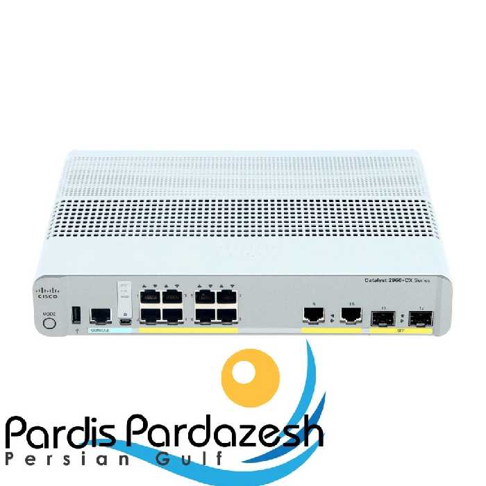 سوئیچ سیسکو مدل WS-C2960CX-8TC-L