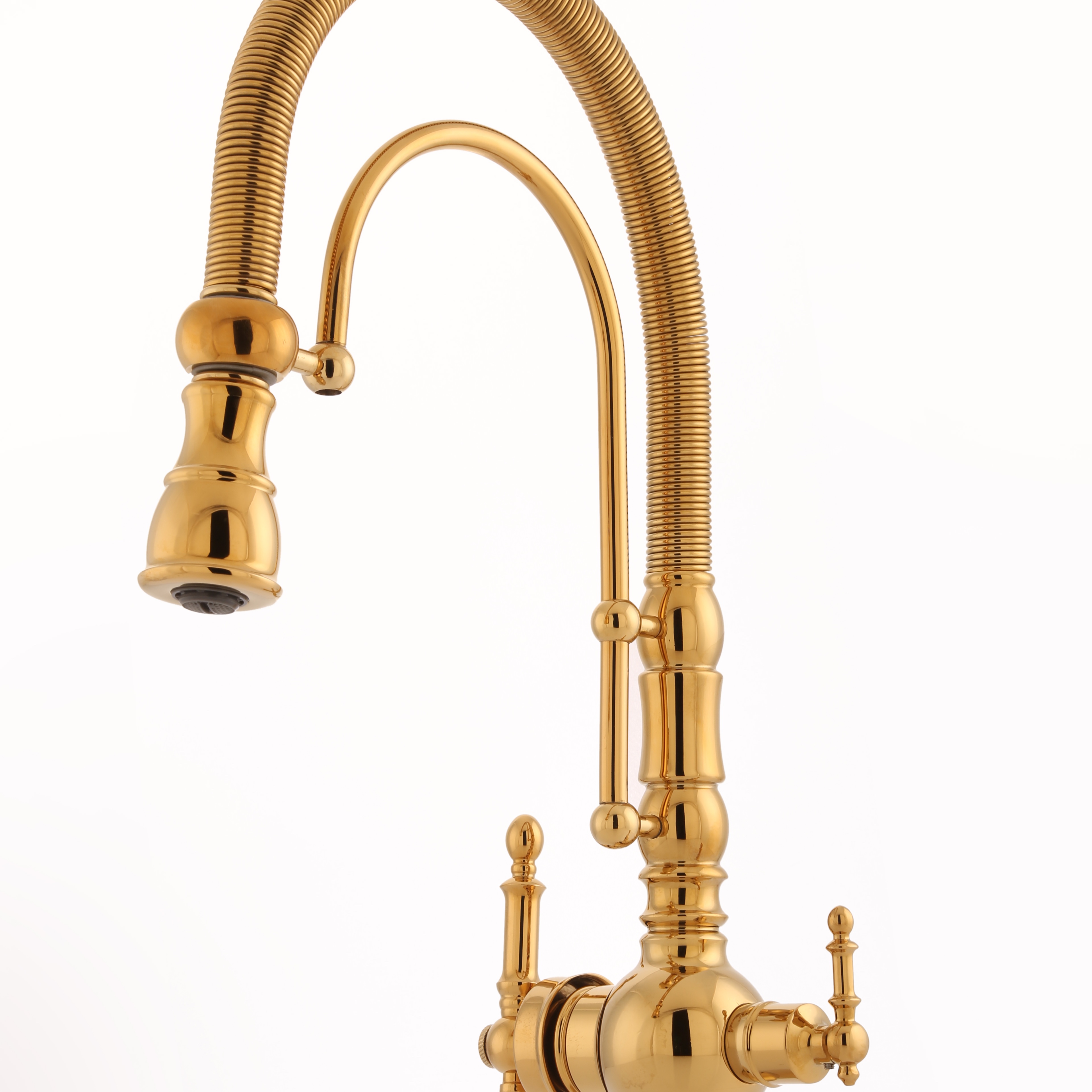 شیرآلات ترک سو ظرفشویی دومنظوره مدل آیسو طلایی