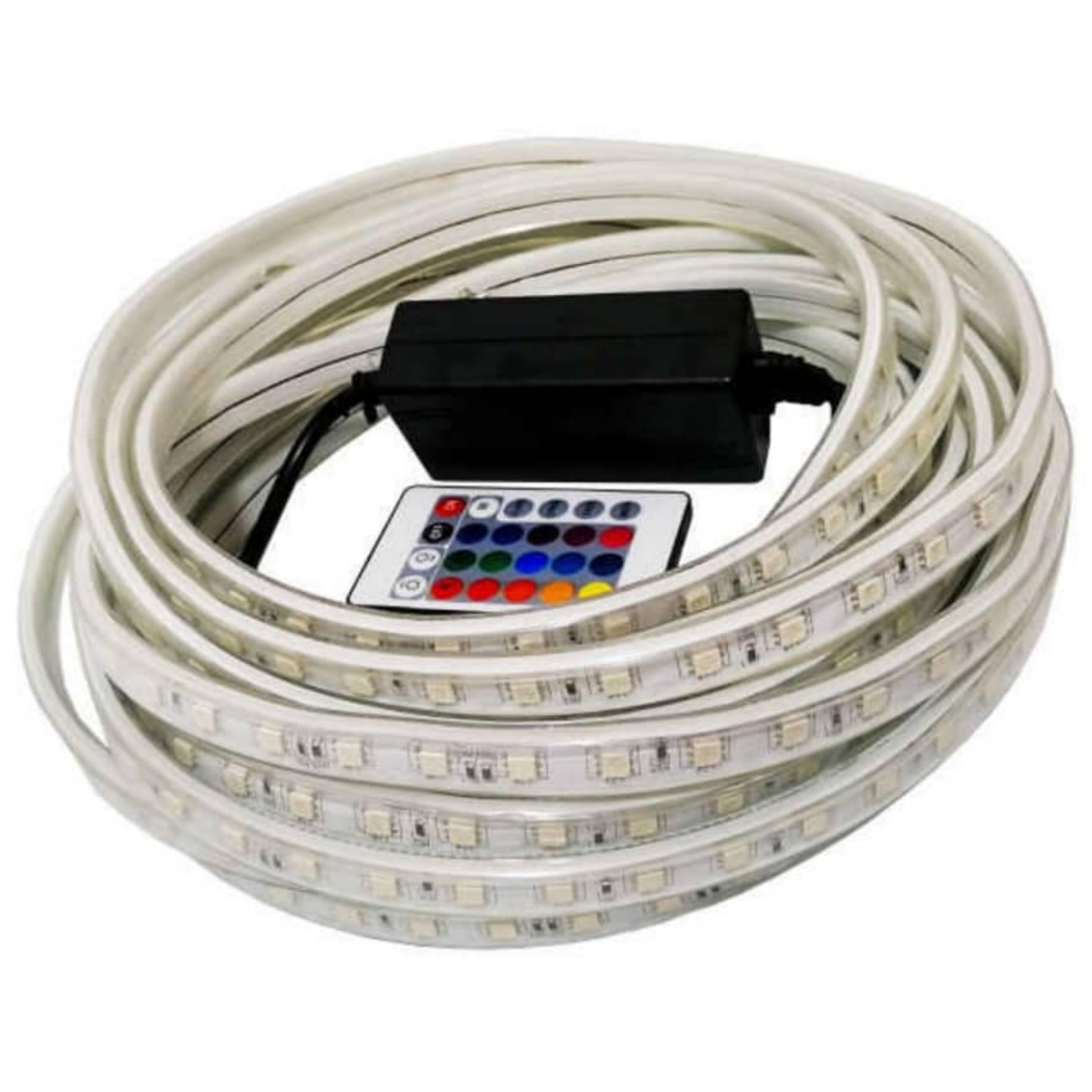 ریسه ال ای دی چند رنگ مدل RGB طول 10 متری چند رنگ - مولتی - هفت رنگ