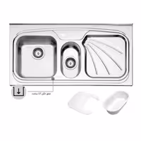 سینک استیل البرز 610 روکار

