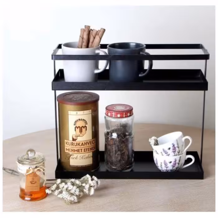 استند مستطیل 2 طبقه تسمه ای 