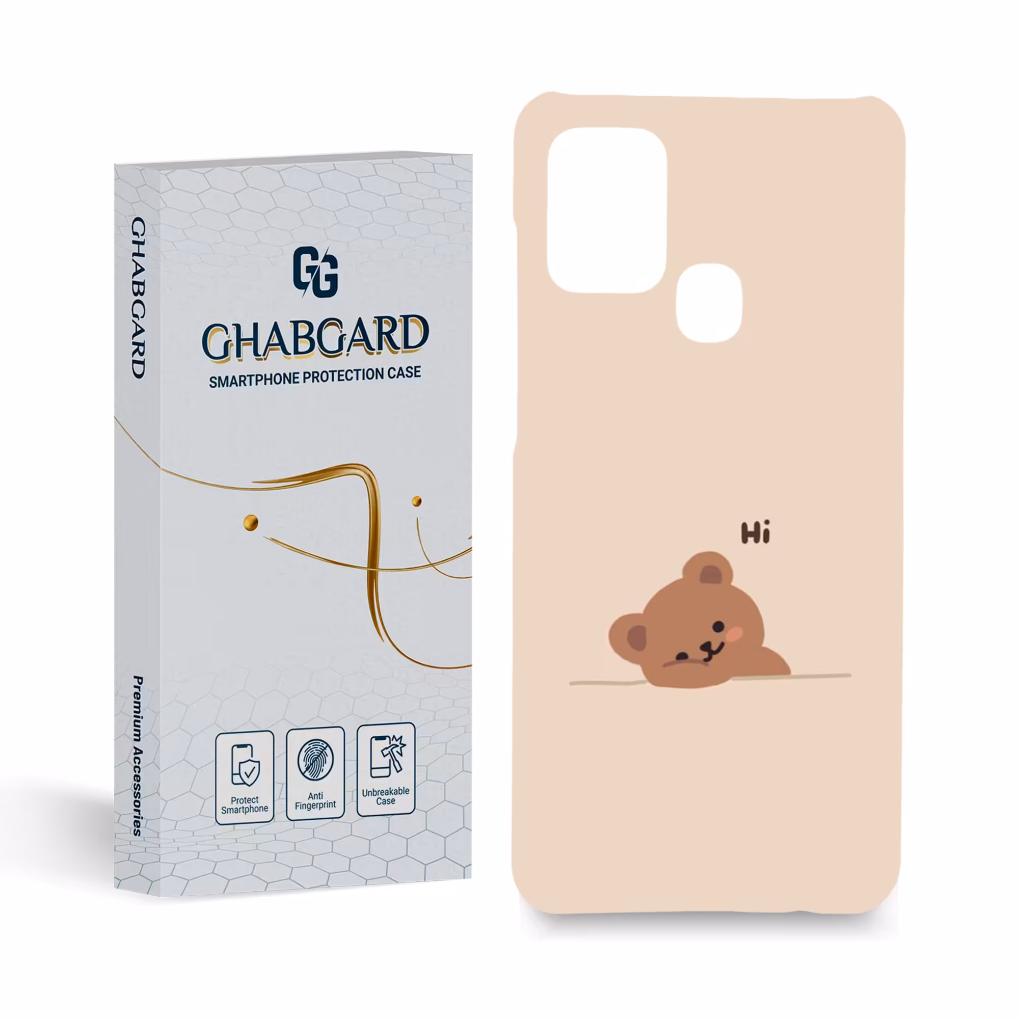 کاور گارد قاب دخترانه مدل g1104 مناسب برای گوشی سامسونگ a21s 