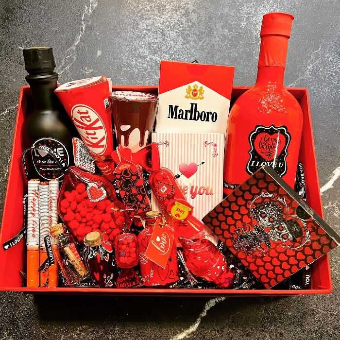 باکس خوراکی ولنتاین بزرگ