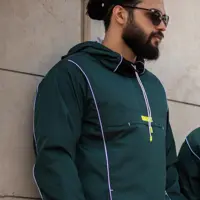 هودی مردانه D109 برساد رنگ سبز سایز 3XL