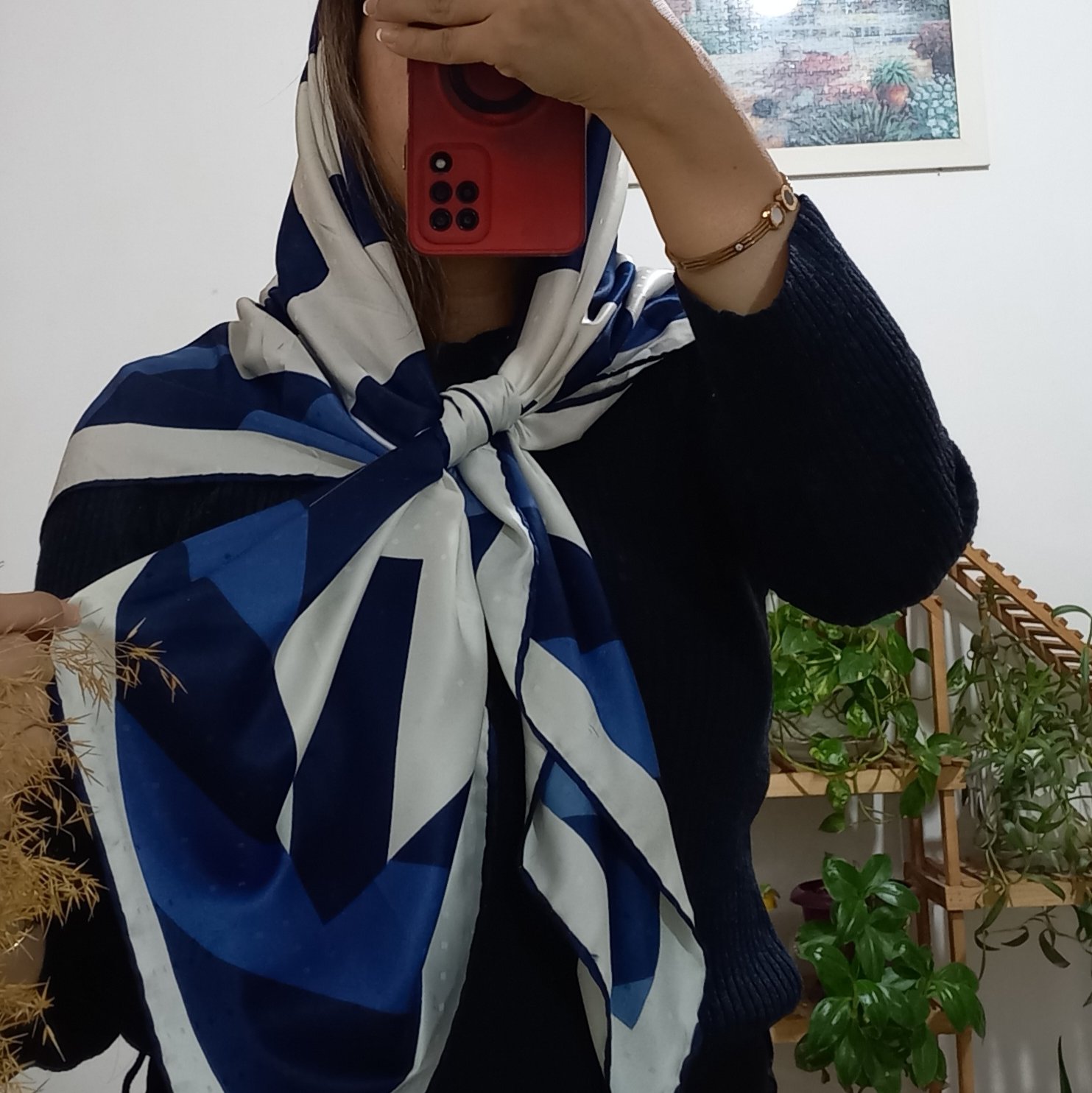 روسری ساتن. روسری مجلسی. روسری خاص