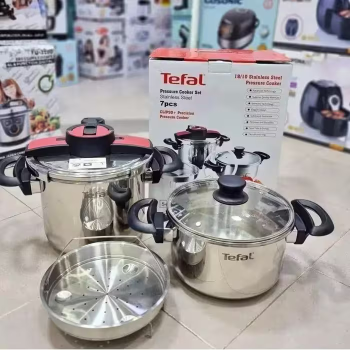 زودپز دوقلو رو گازی Tefal