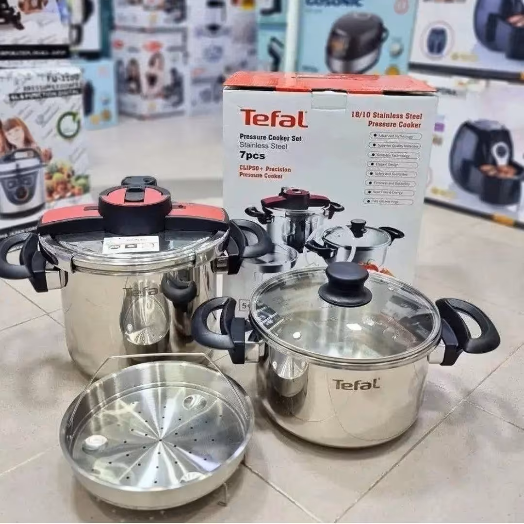 زودپز دوقلو رو گازی Tefal