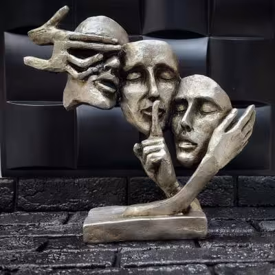 مجسمه دکوری رومیزی کر،کور،لال